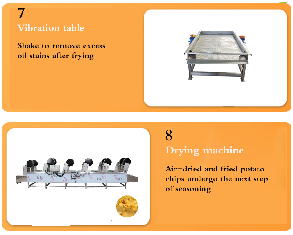 French Fries Making Line Potato Chips Producting Machine Sweet Potato Chips Fried Line